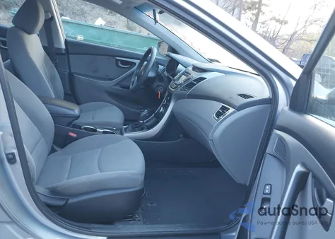 2015 Hyundai Elantra Se z USA, uszkodzony, nr VIN 5NPDH4AE3FH600907